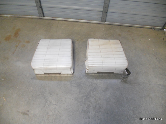 Genuine MoPar 1966 67 Dodge Charger Rear Seat Pair  