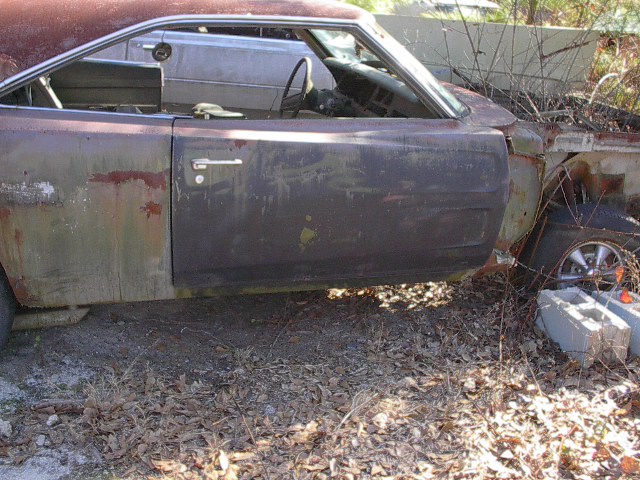 Original MoPar 1969 70 Dodge Charger Right Door Shell  