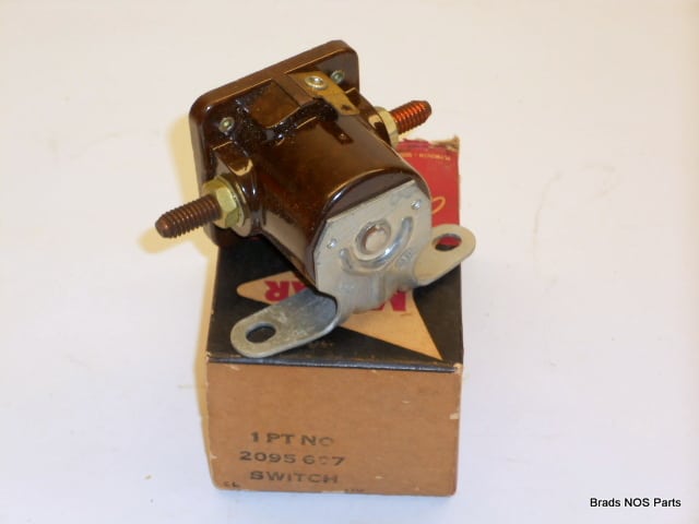 NOS MoPar 1961 Plymouth Dodge STARTER SOLENOID SWITCH W/ STANDARD TRANS ...