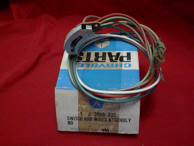 NOS MoPar 60-63 Turn Signal Switch Assembly 2096735